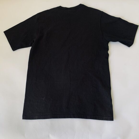 Champion T-shirt VTG Men M Black Short Sleeve Tee Big C Patch Logo Retro 90s Y2K - Picture 2 of 7